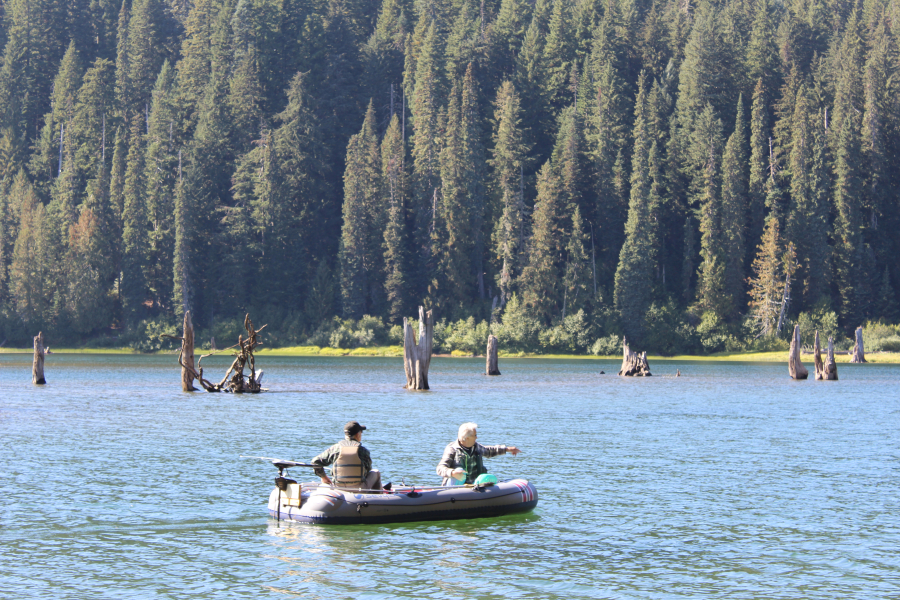 Fall Trout Whereabouts: Goose Lake offers prime mountain spot - The  Columbian