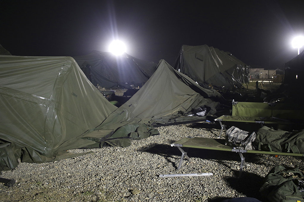 Investigators examine why Army helicopters blew down tents - The Columbian