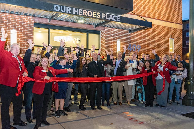 Ribbon Cutting Ceremony Marks Grand Opening of Our Heroes Place